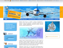 Tablet Screenshot of businessair.cz